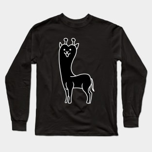 Giraffe Cat, Dark Long Sleeve T-Shirt